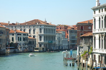 Fototapeta na wymiar Vista di Canal Grande, Venezia, Italia