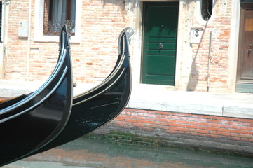 Fototapeta na wymiar Gondole veneziane, Venezia, Veneto, Italia