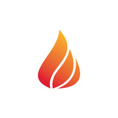 Flame vector logo