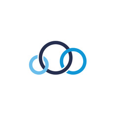 Cloud logo vector