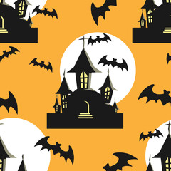 Halloween seamless pattern.