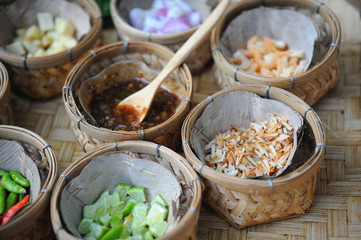 Miang kham is a traditional snack from Thailand.
