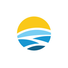 Sea logo vector