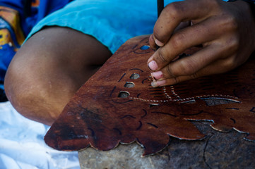leather carving craft