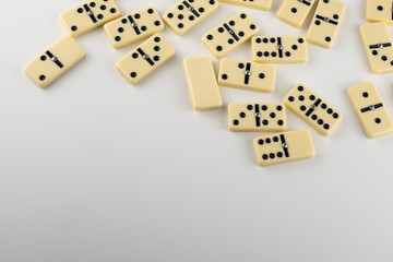 domino  on white background