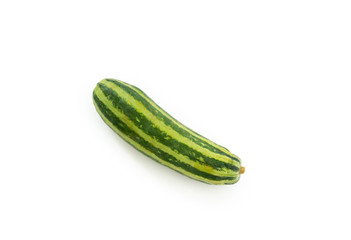 Fresh cucumber isolated on white background
