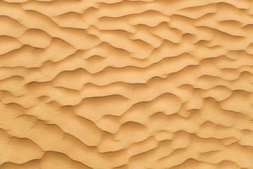 Detail of a beautiful desert sand dune, close-up texture.