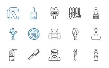 ink icons set