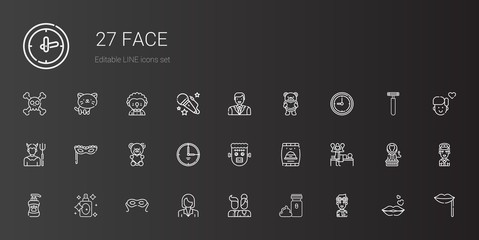 face icons set