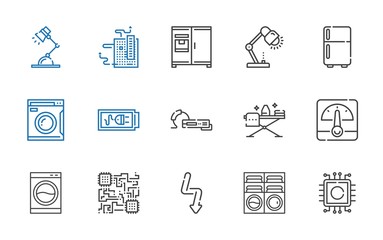 electrical icons set