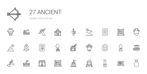 ancient icons set