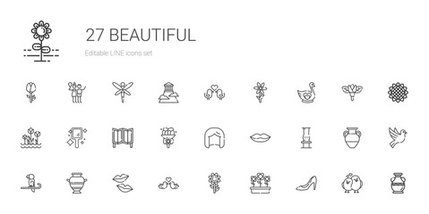 beautiful icons set