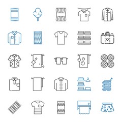 cotton icons set