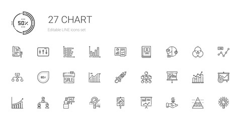 chart icons set