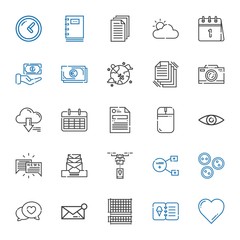 interface icons set