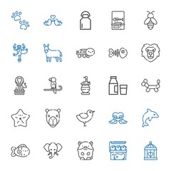 animal icons set