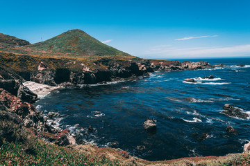 Big Sur Beach Cliff View