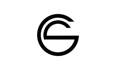 GS letter icon logo