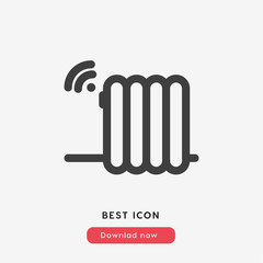 heater icon vector
