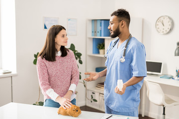 Consulting about medicine