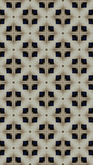 Ornate geometric pattern and abstract colored background