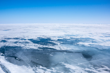 Lake Baikal in winter