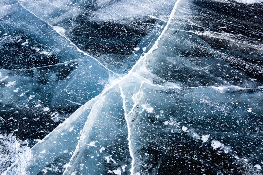 Ice of Lake Baikal © gumbao