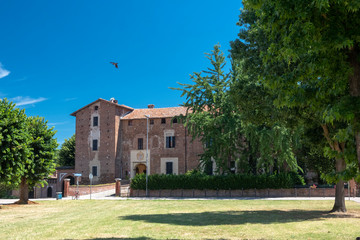 Medieval castle of Castello d'Agogna