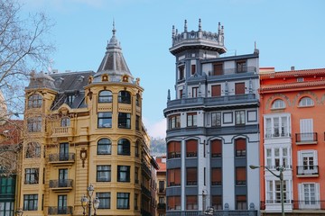 Fototapeta na wymiar building in Bilbao city