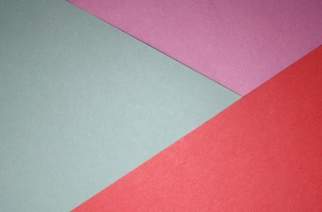 Pink red papers design creative simple flat view background