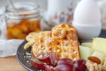 Easter breakfast. sample picnic menu.