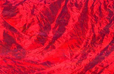 Rote Zeltplane