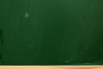 Green background of chalkboard texture.