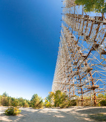 Soviet radar system Duga at Chernobyl-2 nuclear power plant