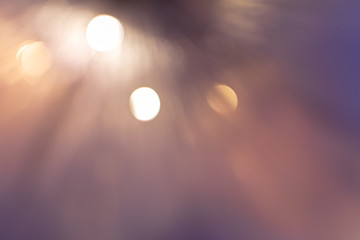 Blue laser bokeh as abstract background