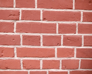 Obraz premium Red bricks on the wall as background