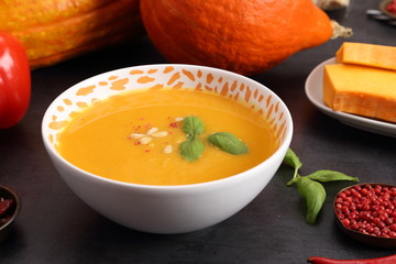 Pumpkin soup.