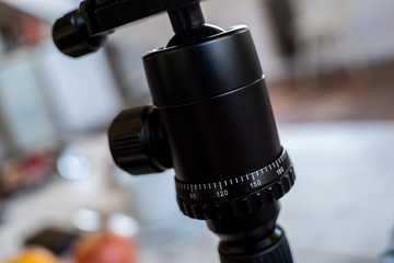 microscope in the laboratory