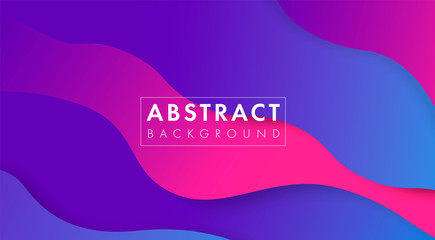 Colorful abstract geometric background.Trend gradient. Fluid shapes composition. Eps10 vector.