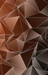 Triangular 3d, modern background