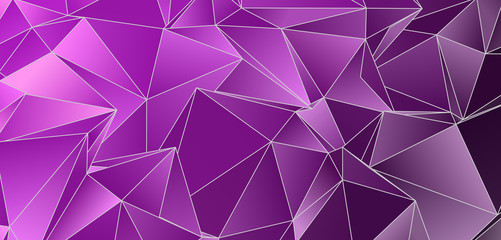 Obraz premium Triangular 3d, modern background