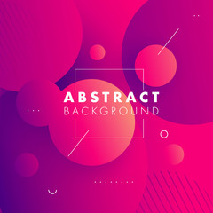 Colorful geometric background. Circul shapes composition. Space. Eps10 vector.