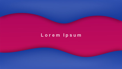 Naklejka premium Abstract Wave Shapes Trendy Gradients. Geometric Background Design Composition For Flyer, Banner, Magazine, Brochure, Website, Cover, Poster, Mobile App. Vector Illustration, Eps 10.