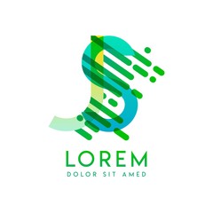 JS logo with the theme of galaxy speed and style that is suitable for creative and business industries. SJ Letter Logo design for all webpage media and mobile, simple, modern and colorful.