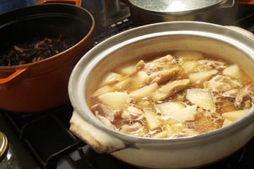 鶏肉と大根の煮物