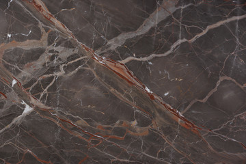 Beautiful brown marble with pink and red veins, called Caravaggio