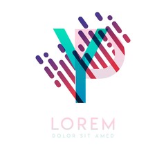 YP logo with the theme of galaxy speed and style that is suitable for creative and business industries. PY Letter Logo design for all webpage media and mobile, simple, modern and colorful.