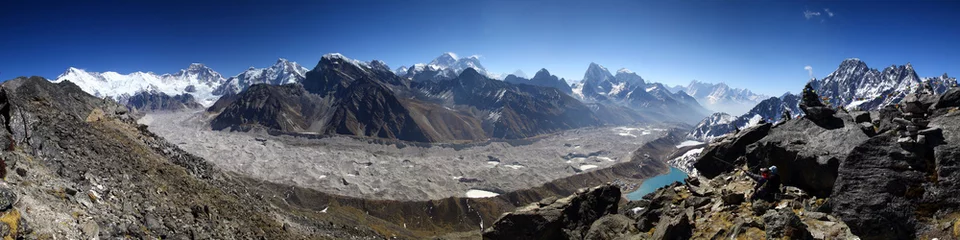 Photo sur Plexiglas Makalu Everest Panorama 