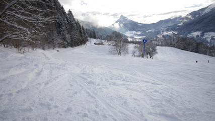 sports d'hiver - ski de psite