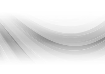 Gray curved abstract background
